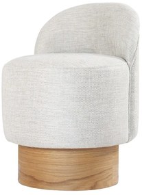 Barren Puf Light Grey zsámoly