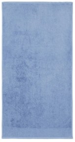 Kék frottír egyiptomi pamut fürdőlepedő 70x120 cm – Bianca