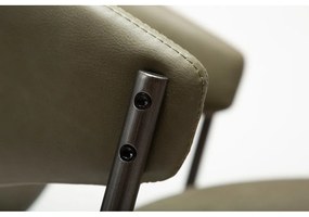 Khaki bőrutánzat étkezőszék Zone – DAN-FORM Denmark