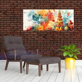 Kép - Akvarell illusztráció (120x50 cm)