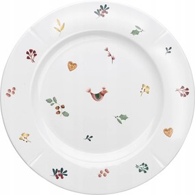 Rosendahl Grand Cru Cottage Lapostányér 23 cm Fehér Díszített