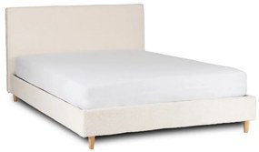 Krém Bouclé Kárpitozott Franciaágy. 140x200 KIOTO