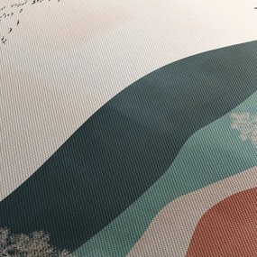 Kép - Illusztrált tájkép (120x50 cm)