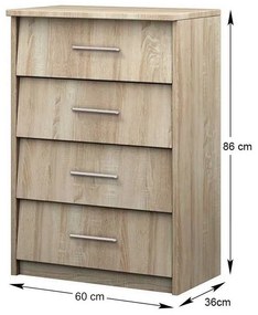 Mdk Cipősszekrény 01 sonoma