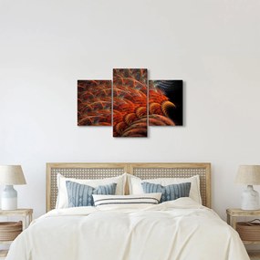 Kép - Absztrakt toll utánzat (90x60 cm)