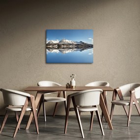 A hegyek képe és a tükröződés (70x50 cm)