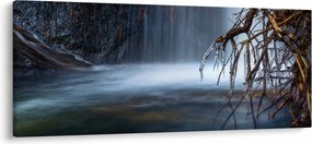 Egy téli lagúna képe (120x50 cm)