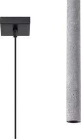 Szürke beton függőlámpa Fideus – Sollux