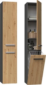 Nel IV fürdőszoba szekrény, antracit-tölgy