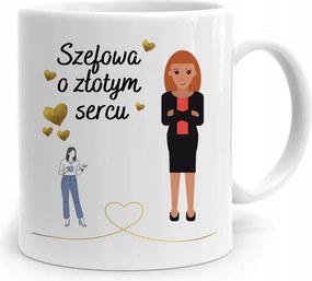 Ajándék Bögre Arany Szívű Főnöknek, fényképes nyomattal