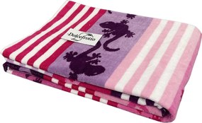 CRAZY GEKKO Strandtörölköző lila 165x90cm