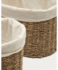 Tengerifű tárolókosár szett 2 db-os 35x25x25 cm Tossa – Kave Home