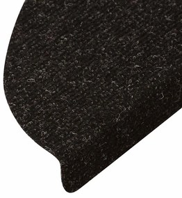 30 db antracitszürke öntapadó lépcsőszőnyeg 56 x 17 x 3 cm