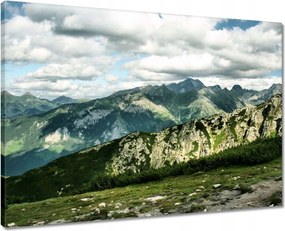 Vászonkép 70x50 Kilátás a Tátrából