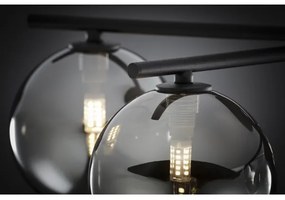 Jupiter 2048 - Felületre szerelhető csillár PRATO 5xG9/14W/230V fekete/füstszürke