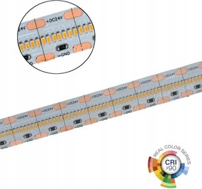 Led szalag V-tac Smd 24V IP20 5mb CRI90+ 21W/m 150Lm/W VT-2110 6400K 2000lm