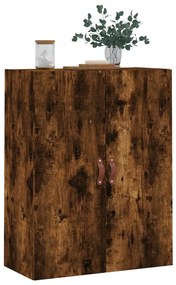 füstös tölgy színű fali szekrény 69,5 x 34 x 90 cm