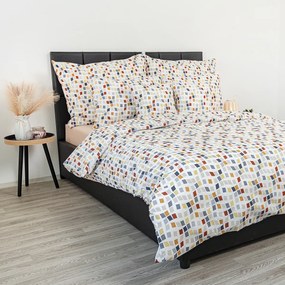 Kvalitex Krep lepedőhuzat Mozaika, 140 x 200 cm,70 x 90 cm, 140 x 200 cm, 70 x 90 cm