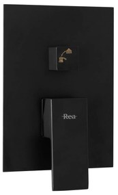 rejtett Zuhanyszett Rea Fenix Black + BOX