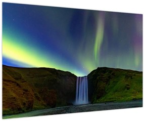 Kép - Aurora Borealis Izlandon (90x60 cm)