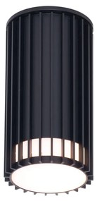 Design kültéri mennyezeti lámpa fekete IP44 - Boris