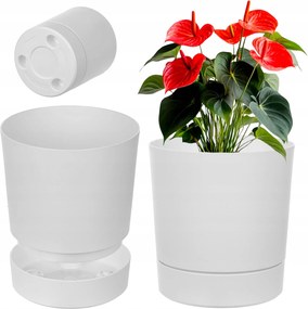 Virágtartó Állvány Műanyag Kerek 20 cm