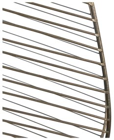 Aranyszínű függőlámpa fém búrával – Ixia