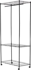 Mozgatható akasztó, fekete, VERDONE