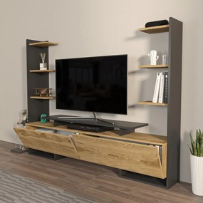 Ava - Oak, Black
