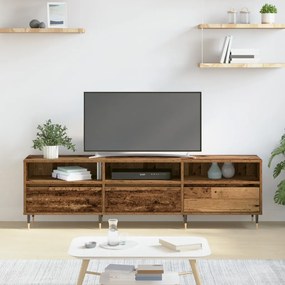 TV Szekrény Régi Fa 150x30x44.5 cm Mérnöki Fa