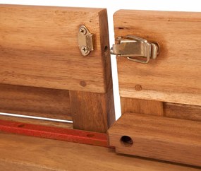 SOMERSET kihúzható asztal napernyő hellyel, 150-190x90 cm