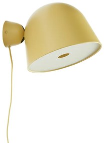 Fali lámpa "Kuppi 2.0", 2 változat - Woud Variáns: mustársárga fém