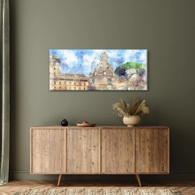Kép - Santa Maria di Loreto temploma, Róma, Olaszország (120x50 cm)