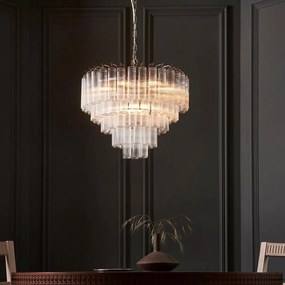 Endon glamour modern függeszték toulouse nikkel átlátszó end104090
