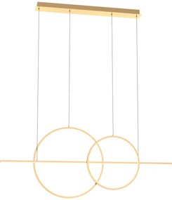Zuma Line MD7358-2A-3GT - CHOLET LED csillár 34W/230V arany színben