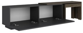 TV asztal/Szekrény Ossa (antracit + dió) . 1102439