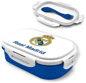 Real Madrid Emblem szendvicsdoboz + evőeszköz szett