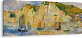 Kép - Auguste Renoir, Sea and Cliffs, reprodukciók (120x50 cm)