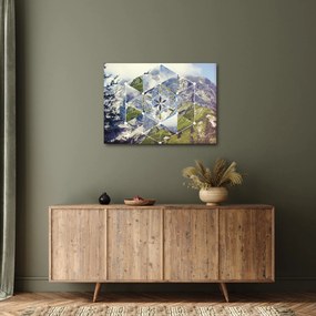 Kép - Geometriai ábra (70x50 cm)