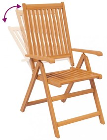 7 részes tömör akácfa kerti étkezőgarnitúra