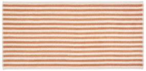 Narancssárga-bézs frottír bio pamut fürdőlepedő 70x140 cm Arto – Blomus