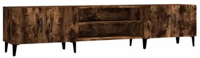 füstös tölgy színű szerelt fa TV-szekrény 180x31,5x40 cm