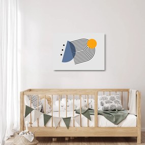 Üveg kép - Minimalista absztrakció N⁰2 (70x50 cm)