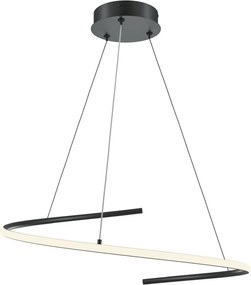MAYTONI MOD242PL-L33BK CURVE Modern Led Függesztett Lámpa Fehér, Fekete LED IP20