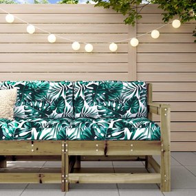 vidaXL impregnált fenyőfa kerti szék párnával