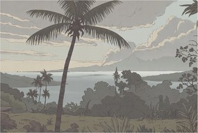 Stílusos Dekoratív Fotótapéta Flizelin Egzotikus tájkép 104x70 Ragasztó