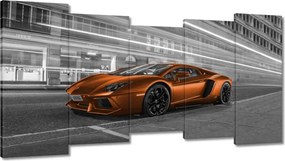 Vászonkép 150x80 Narancssárga autó