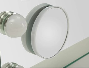 Fali tükör világítással-polccal 55x43 cm Hollywood – Mauro Ferretti