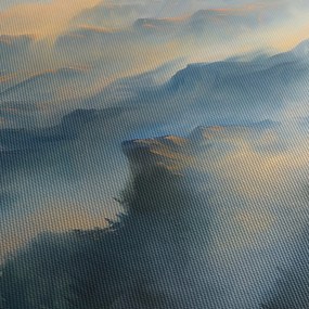 Kép - Festett hegyi táj (150x105 cm)