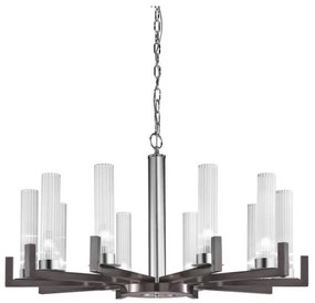 Kolarz 6009.81060 - RAGGIO láncos csillár 10xE14/25W/230V matt króm